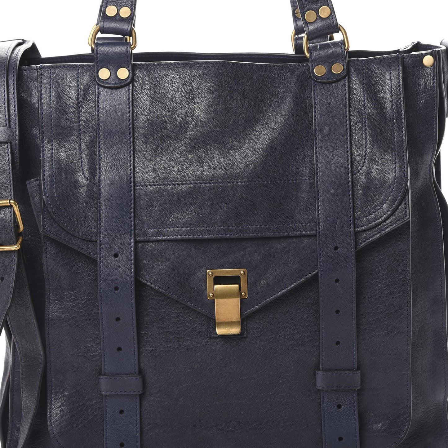 Lambskin PS1 Tote Indigo
