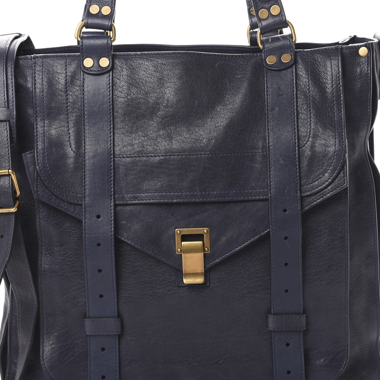 Proenza Schouler Lambskin PS1 Tote Indigo 8 of 16