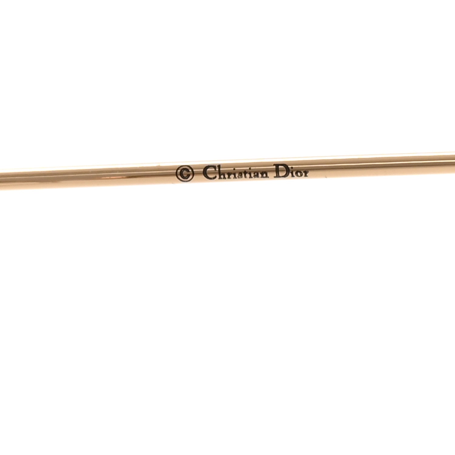 Christian Dior Metal Stellaire 1 Square Sunglasses Gold 5 of 9