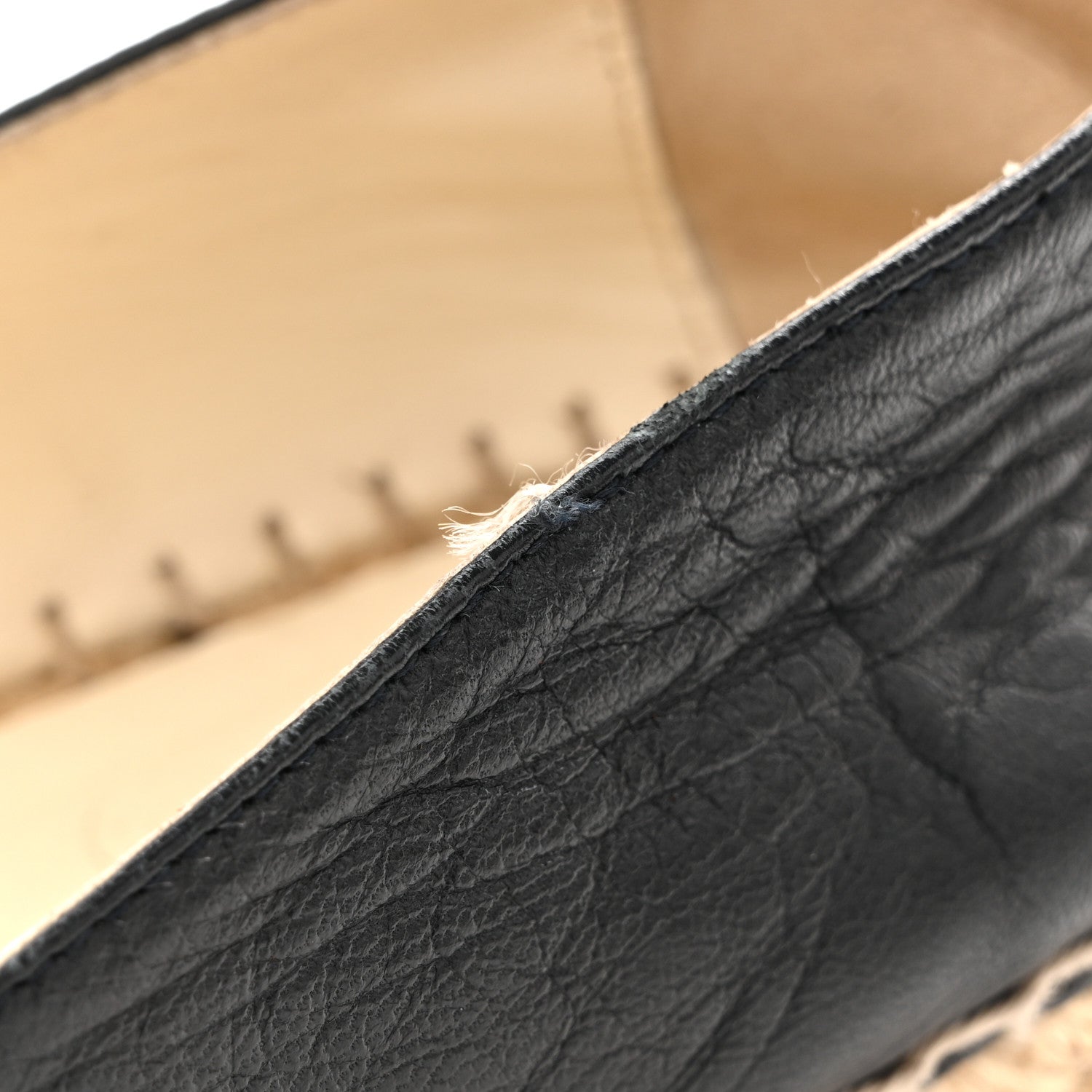 Chanel Lambskin CC Espadrilles 38 Dark Navy 10 of 13