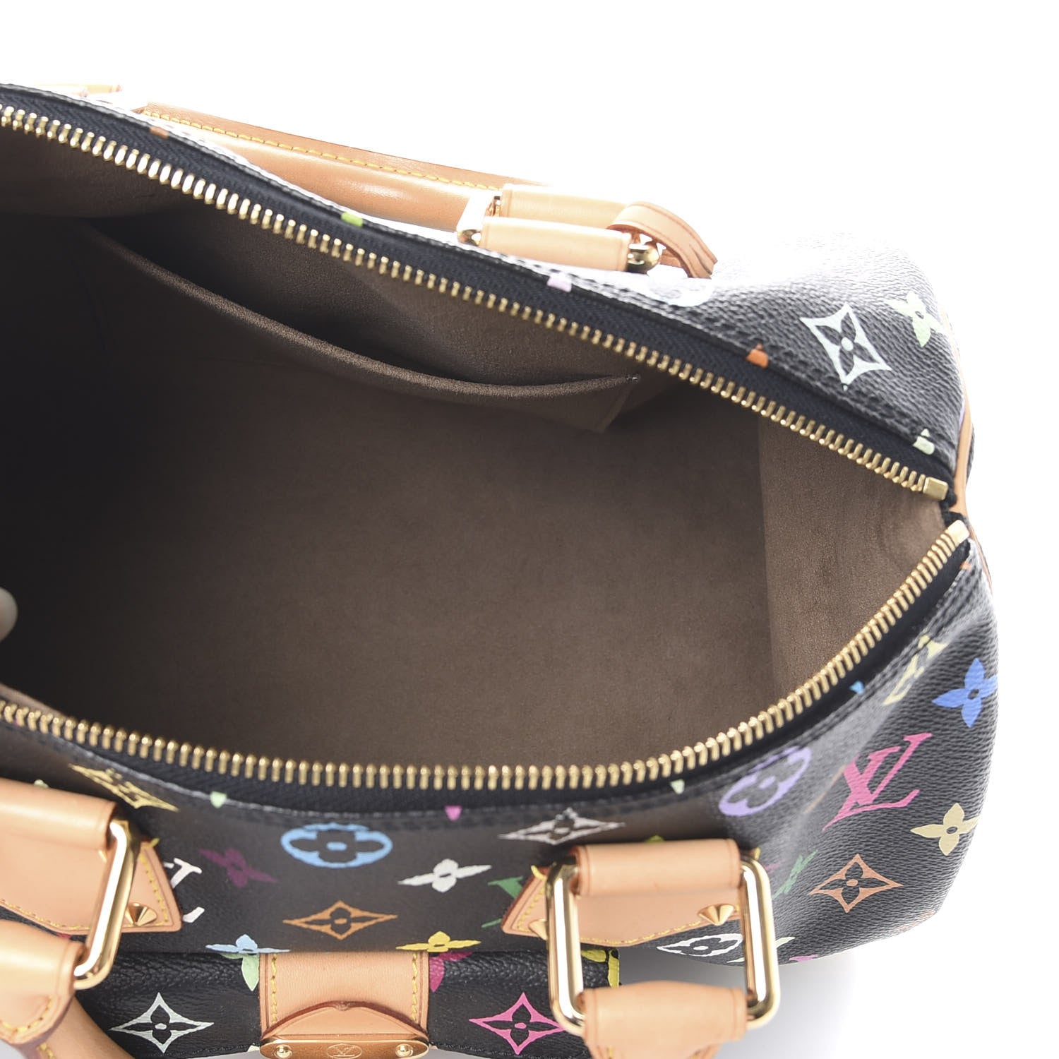 Louis Vuitton Monogram Multicolor Speedy 30 Black 4 of 12