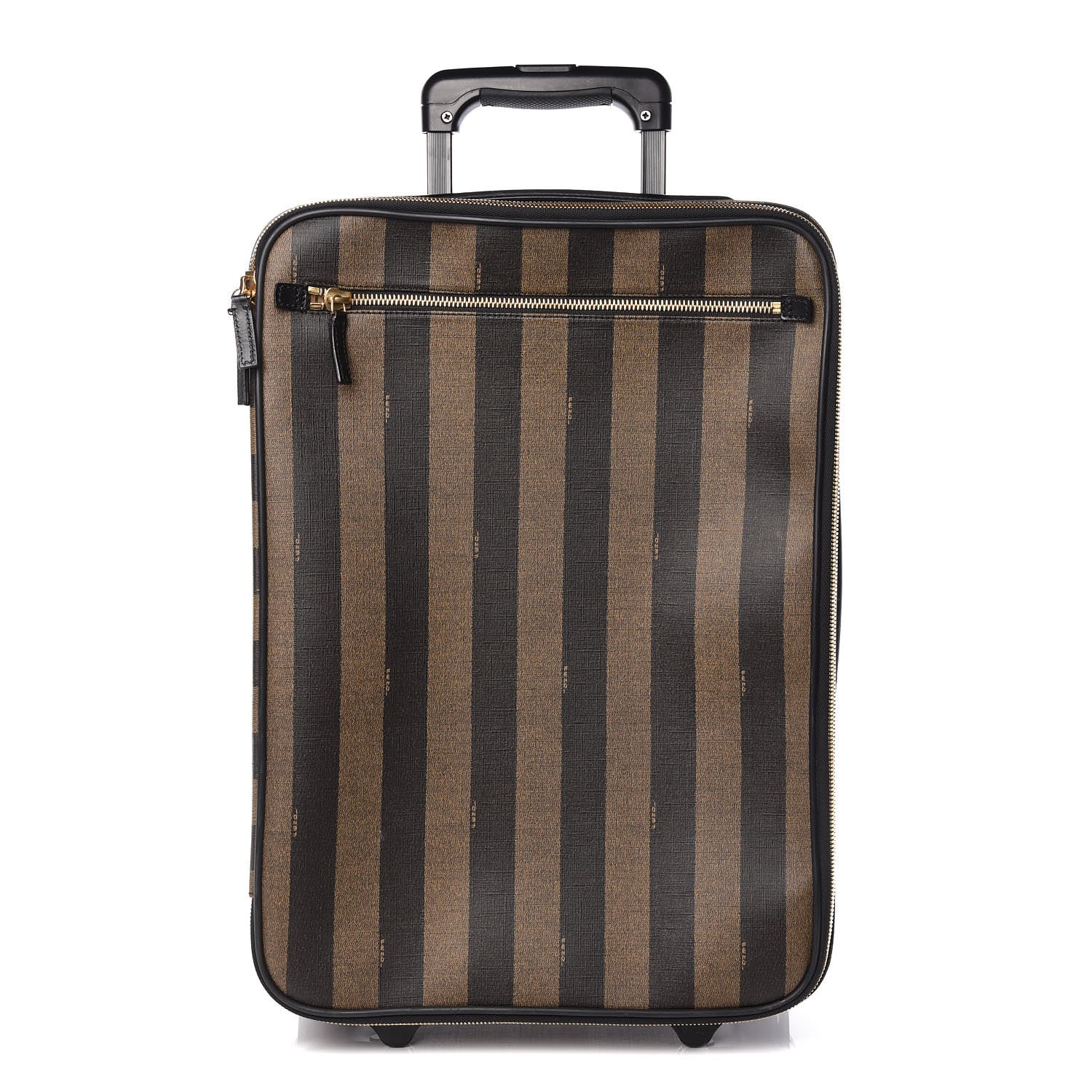 Fendi Pequin Spalmati Carry On Luggage Tobacco 1 of 14