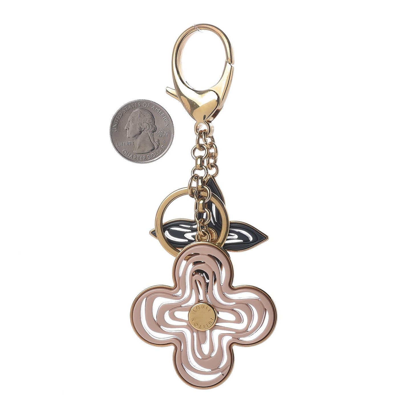 Resin Naif Bag Charm Rose