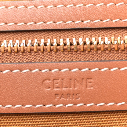 Celine Triomphe Canvas Calfskin Medium Cabas Bag Grege 6 of 11