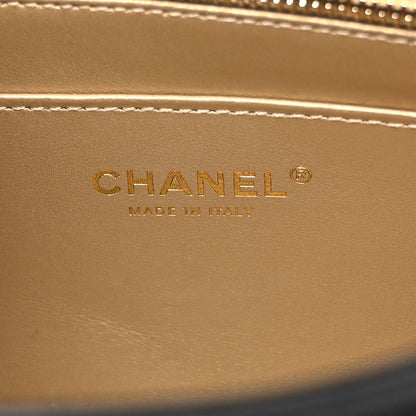 Chanel Lambskin Quilted CC Chain Shoulder Bag Black 6 of 11