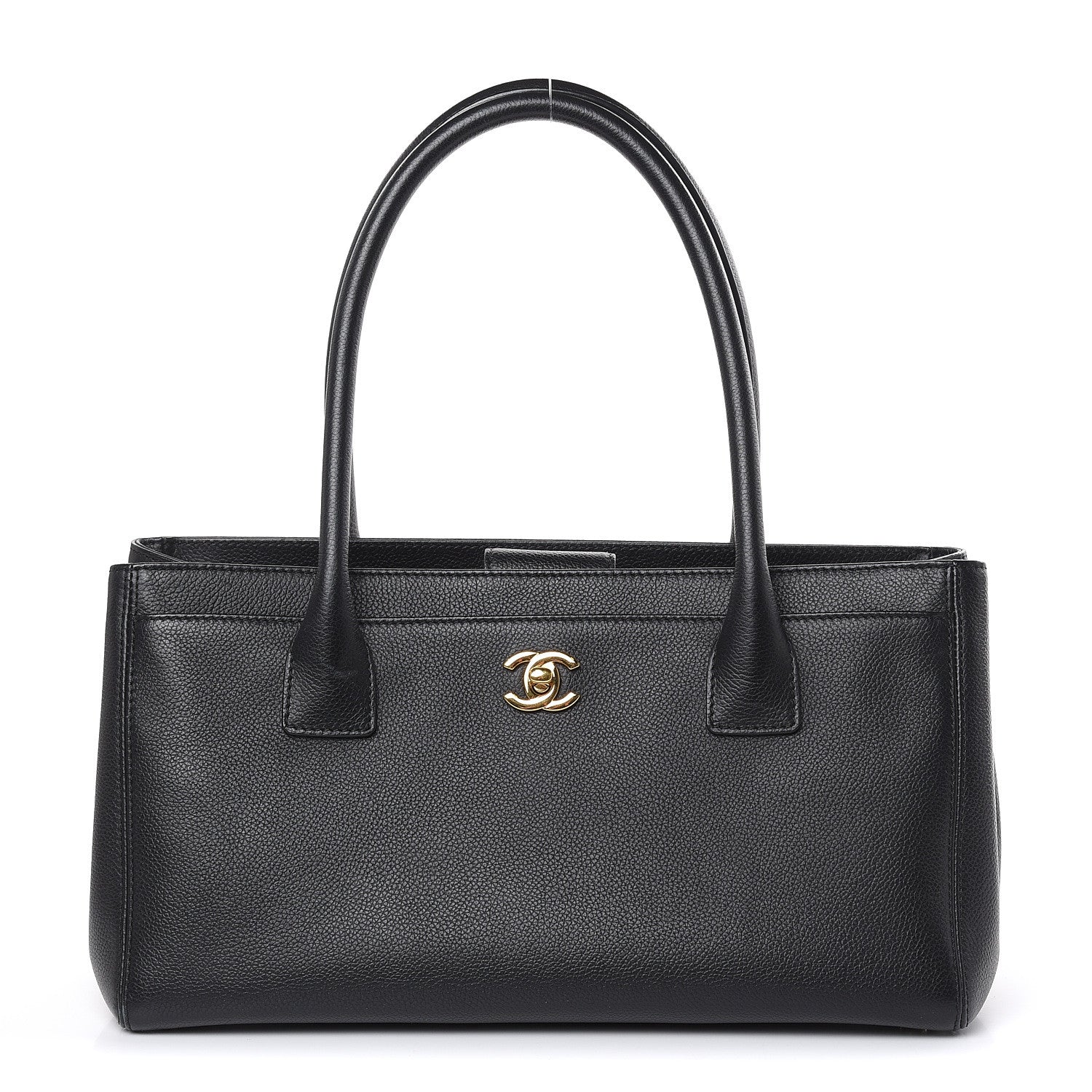 Chanel Calfskin Small Cerf Executive Shopper Tote Black 1 of 14