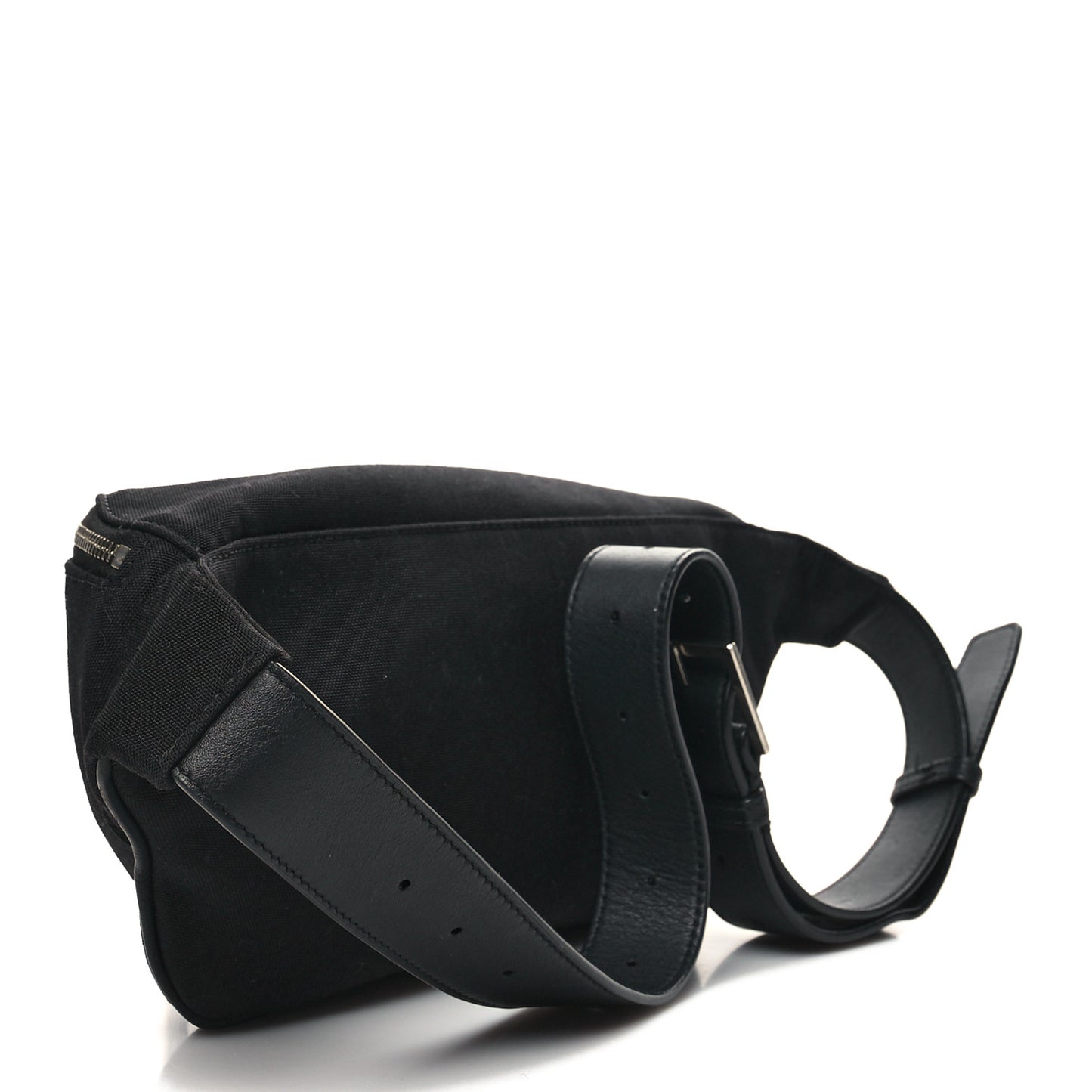 Canvas Monogram Belt Bag Black