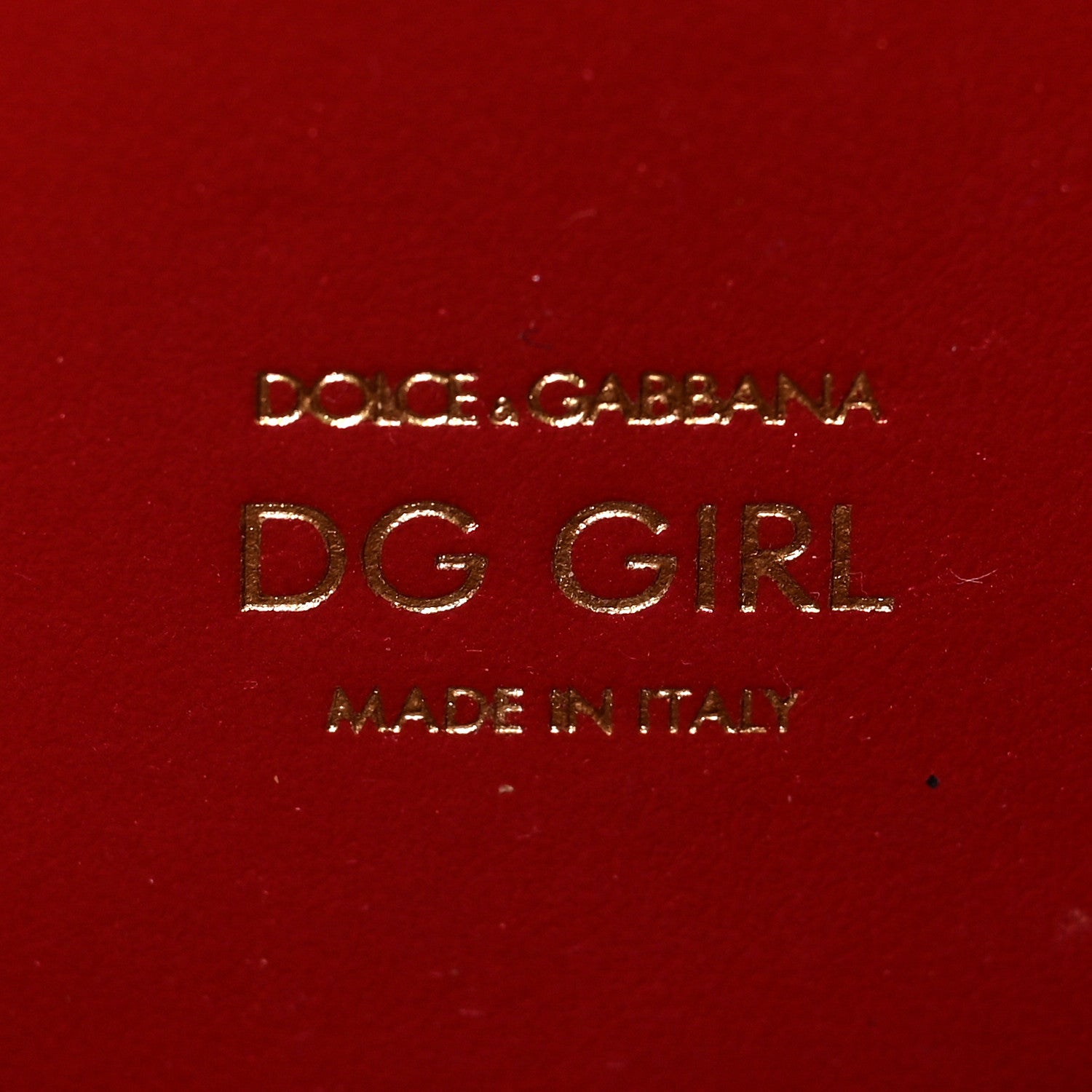 Dolce & Gabbana DOLCE & GABBANA Calfskin DG Girls Phone Shoulder Bag Red 6 of 8