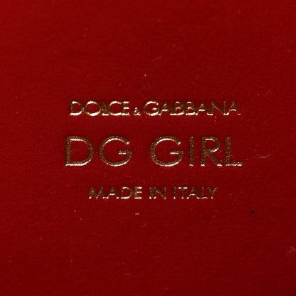 Dolce & Gabbana DOLCE & GABBANA Calfskin DG Girls Phone Shoulder Bag Red 6 of 8