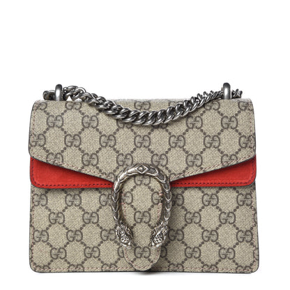 Gucci GG Supreme Monogram Mini Dionysus Shoulder Bag Hibiscus Red 1 of 7