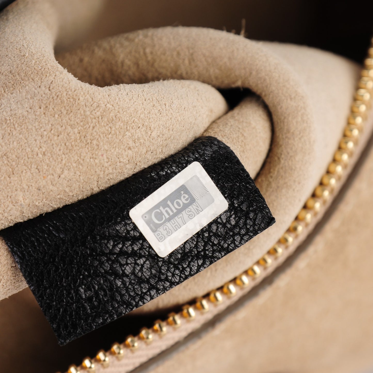 Grained Lambskin Large Drew Shoulder Bag Black