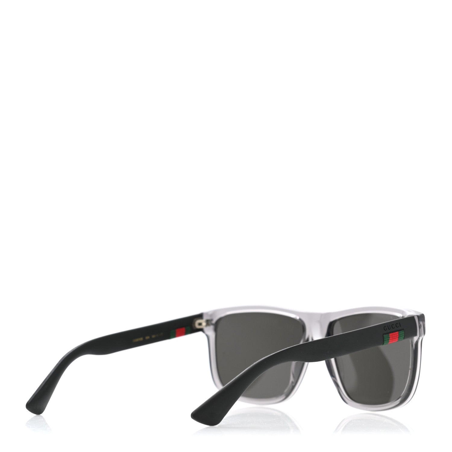 Gucci Web Square Frame GG0010S Sunglasses Black 4 of 8