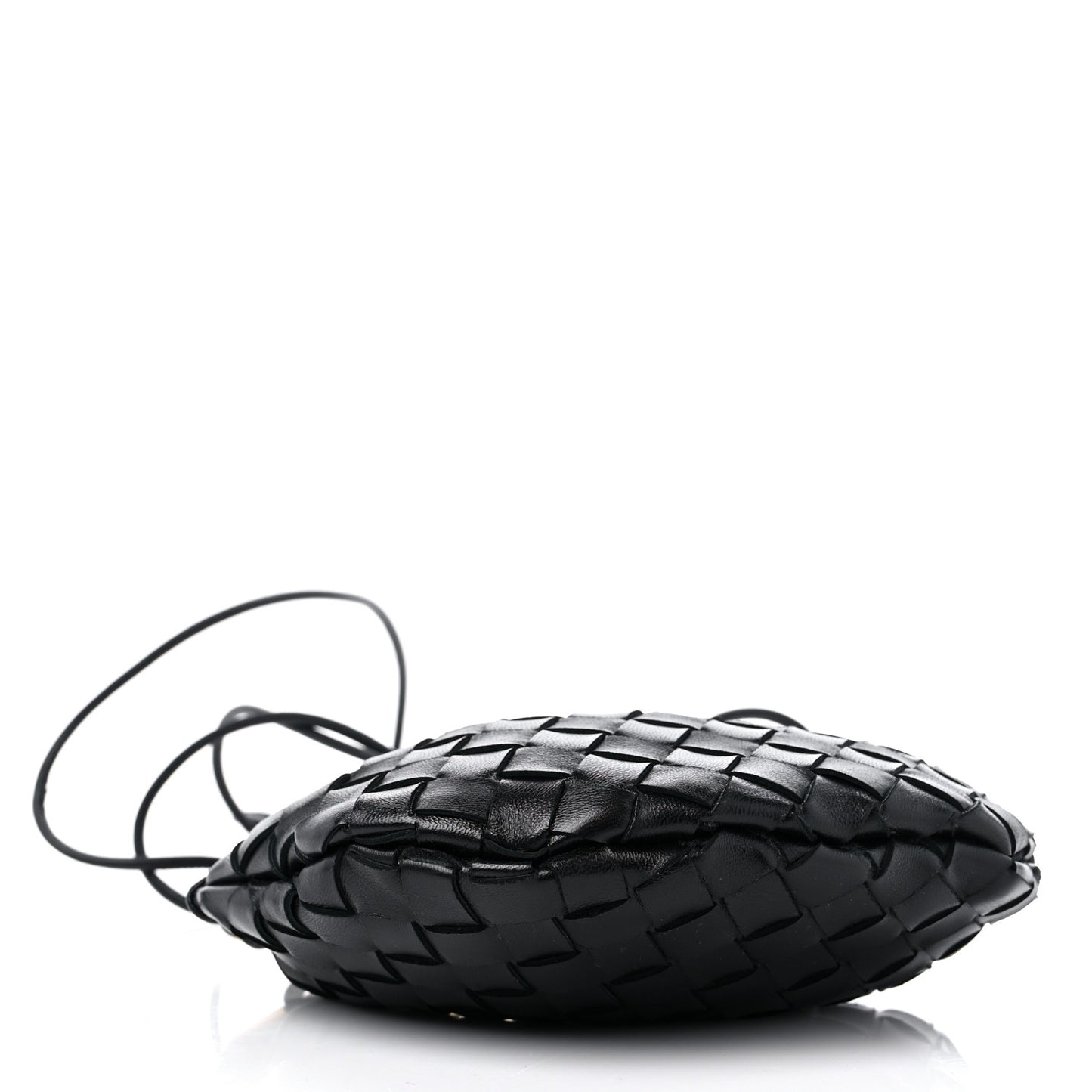 Nappa Intrecciato Mini Sardine Bag Black