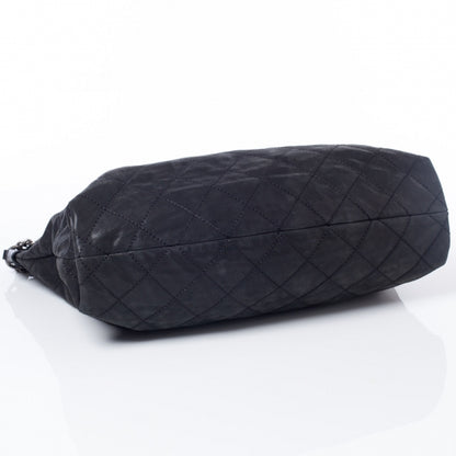 Chanel Iridescent Calfskin Coco Daily Hobo Black 6 of 10