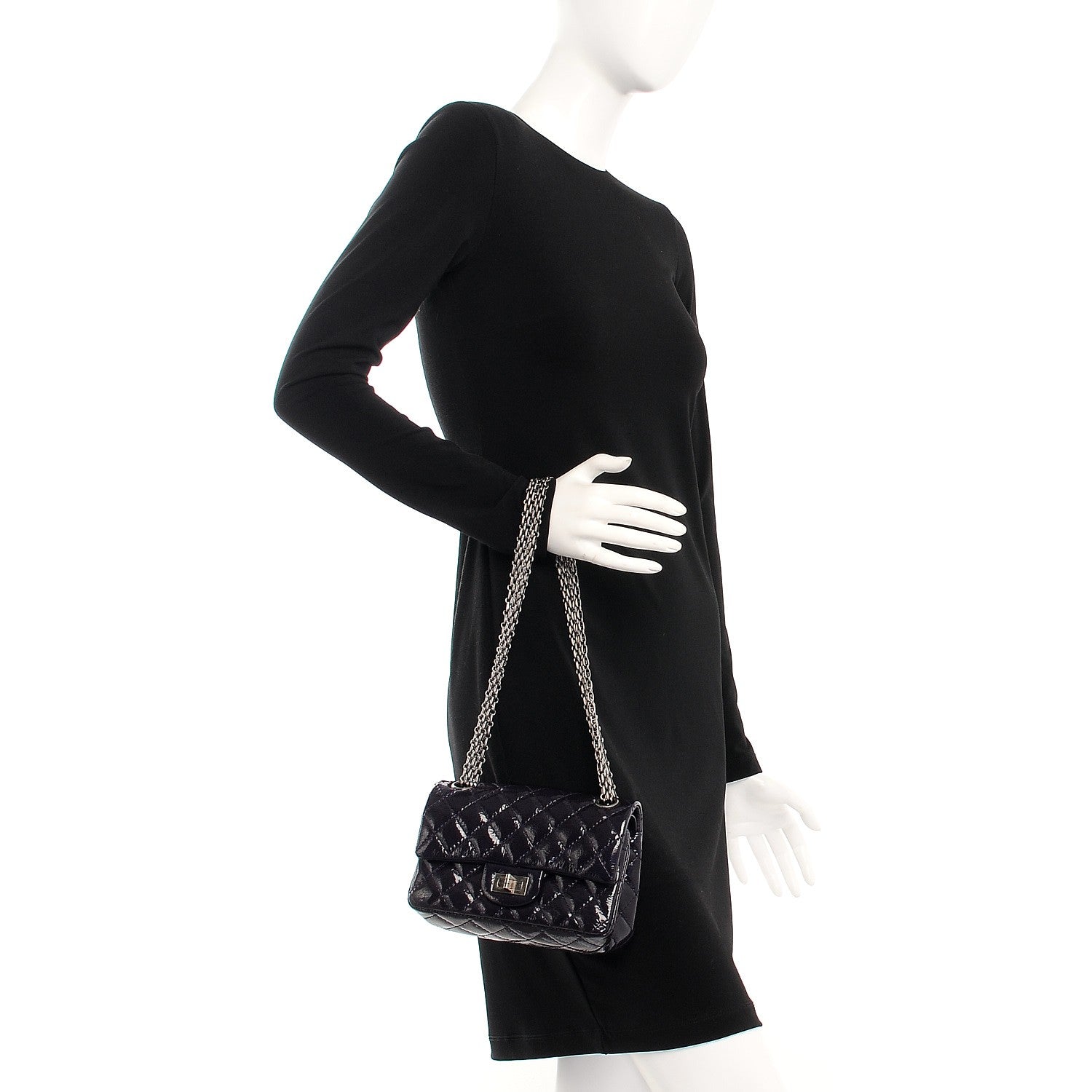 Chanel Patent 2.55 Reissue Flap 224 Purple 2 of 8
