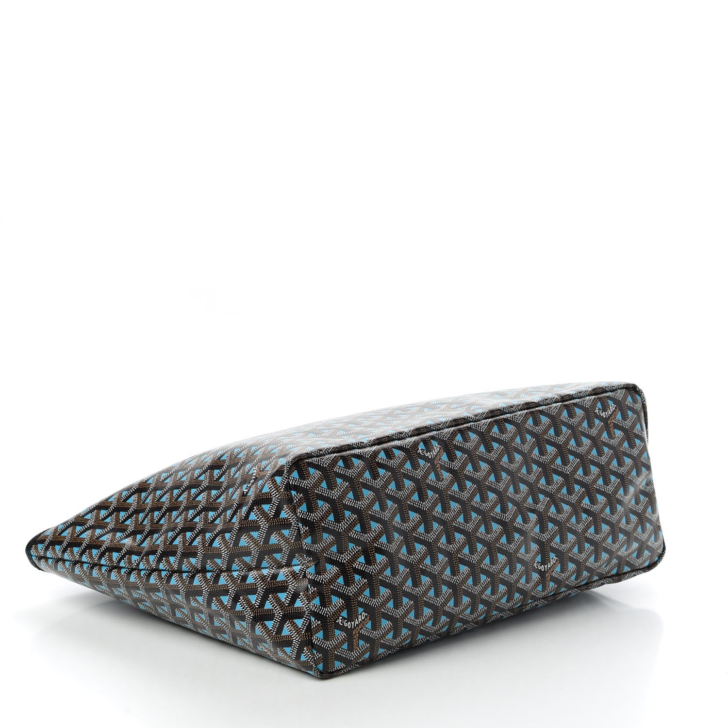 Goyard Goyardine Saint Louis Claire Voie PM Black Blue 4 of 9