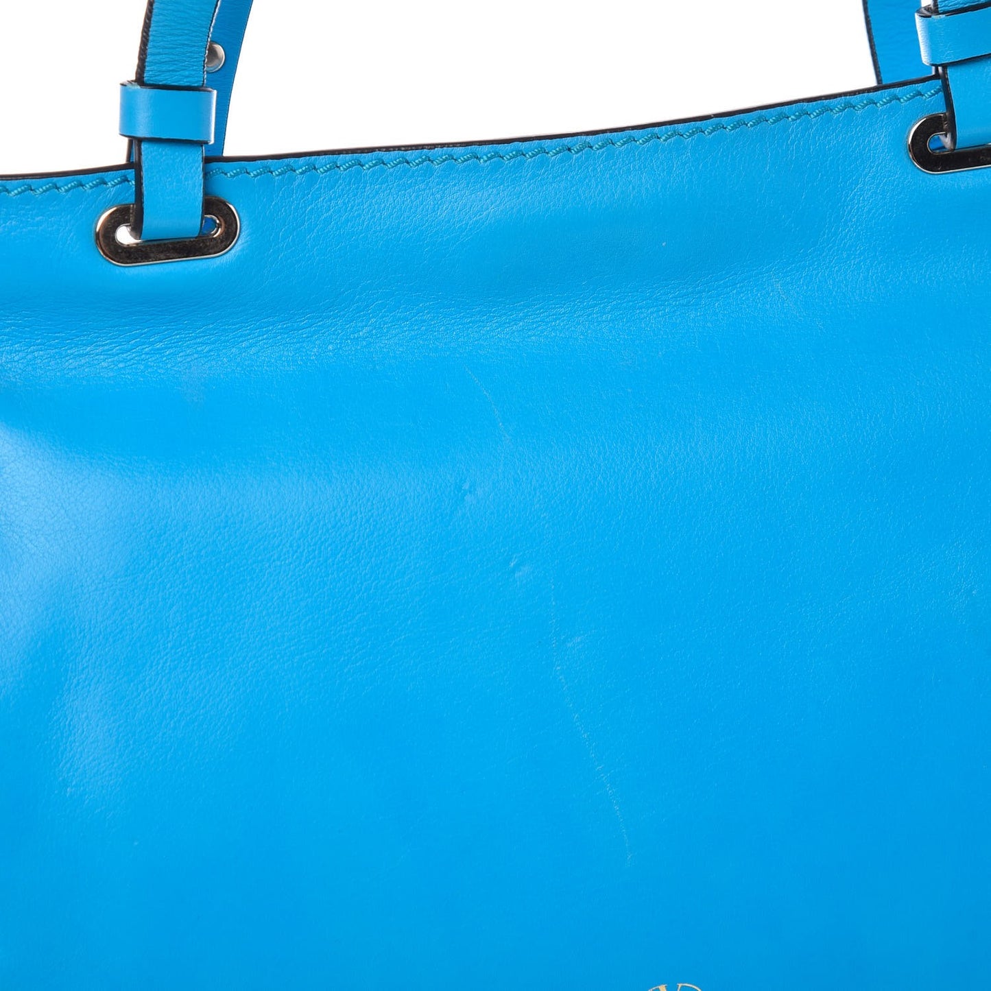 Vitello Small Rockstud Tote Parrot
