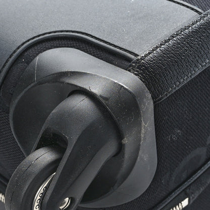 Gucci Monogram Jumbo GG Textured Dollar Calfskin Small Carry On Trolley Black 9 of 9