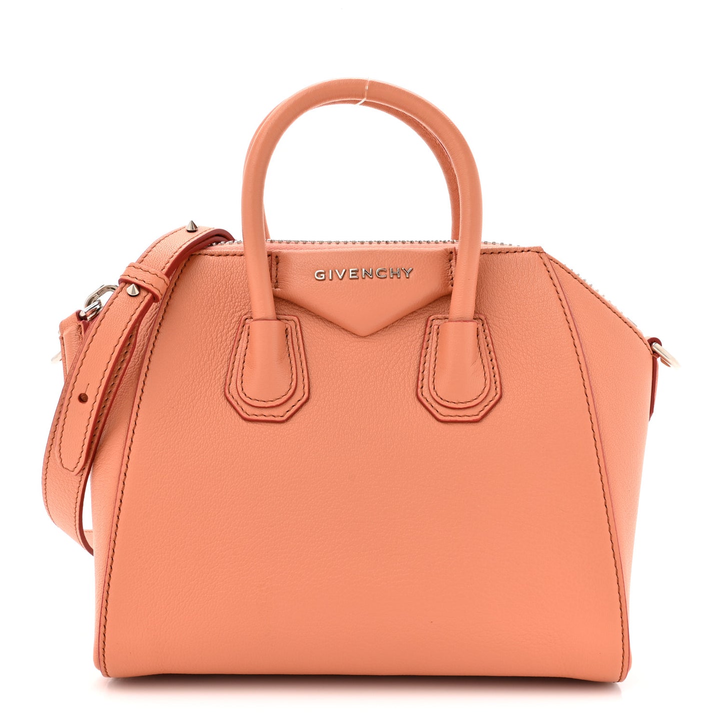 Sugar Goatskin Mini Antigona Corail Pink