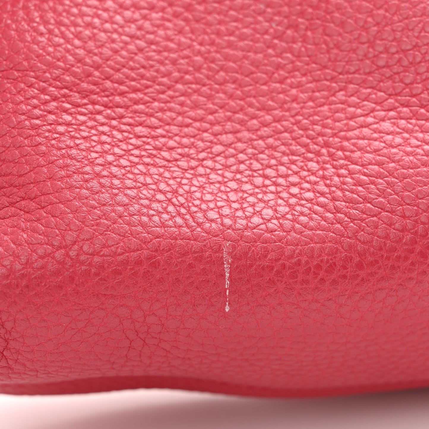 London Grainy Calfskin Small Leah Pink Azalea