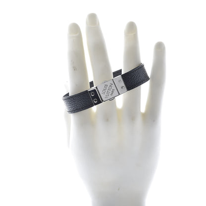 Louis Vuitton Damier Graphite Check It Reversible Bracelet 21 2 of 5
