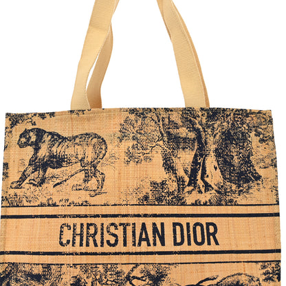Christian Dior Straw Dioriviera Tote Beige 6 of 10