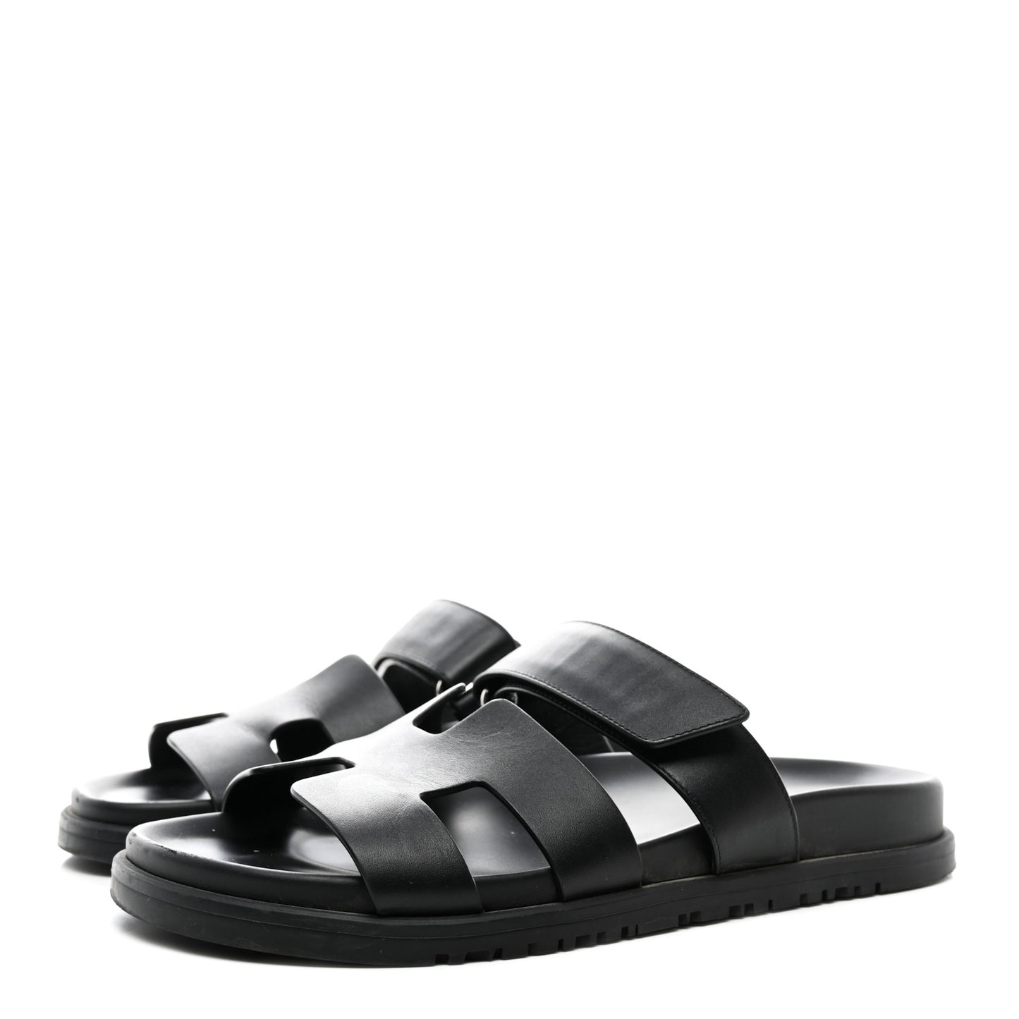 Calfskin Womens Chypre Sandals 38 Black