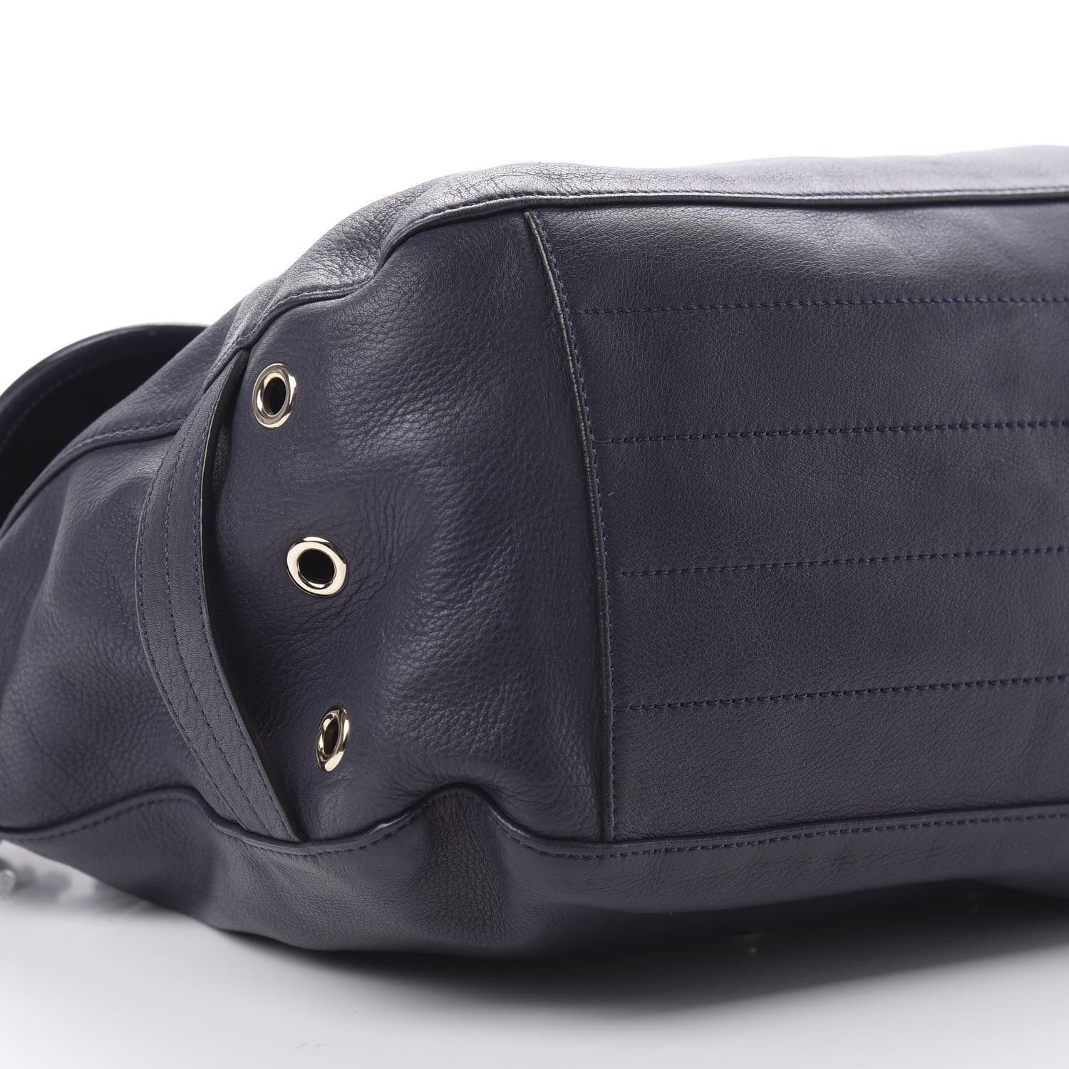 Mulberry Soft Grain Calfskin Oversized Tillie Satchel Nightshade Blue 10 of 15