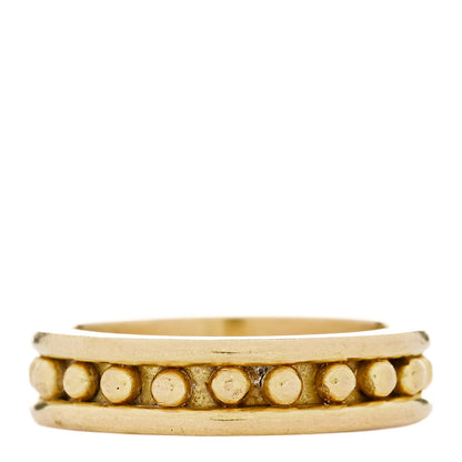 Elizabeth Locke 19K Yellow Gold Narrow Granulated Stack Ring 53 6.25 1 of 4
