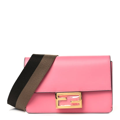 Fendi Vitello King Mini Flat Baguette Pink 1 of 11
