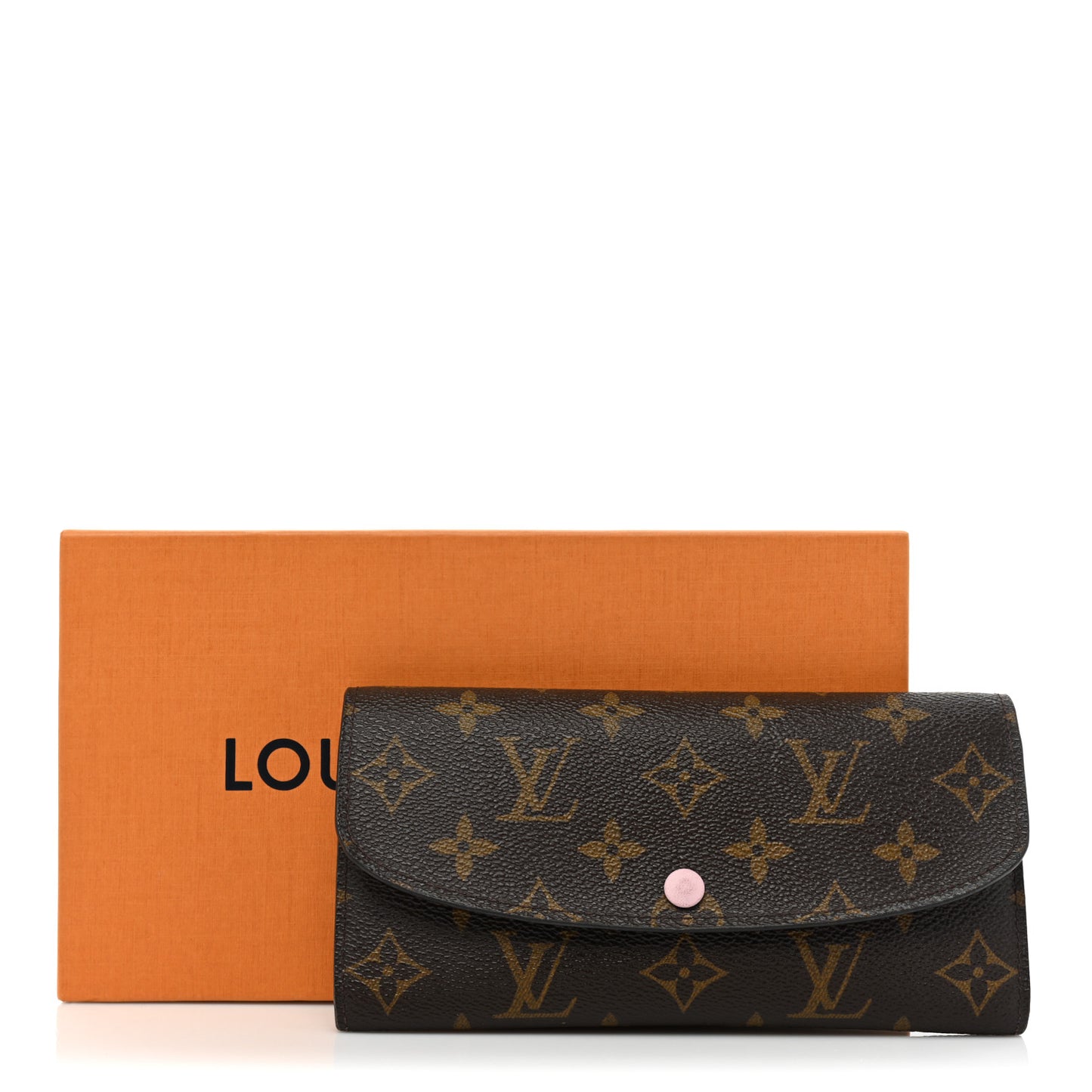 Monogram Emilie Wallet Rose Ballerine