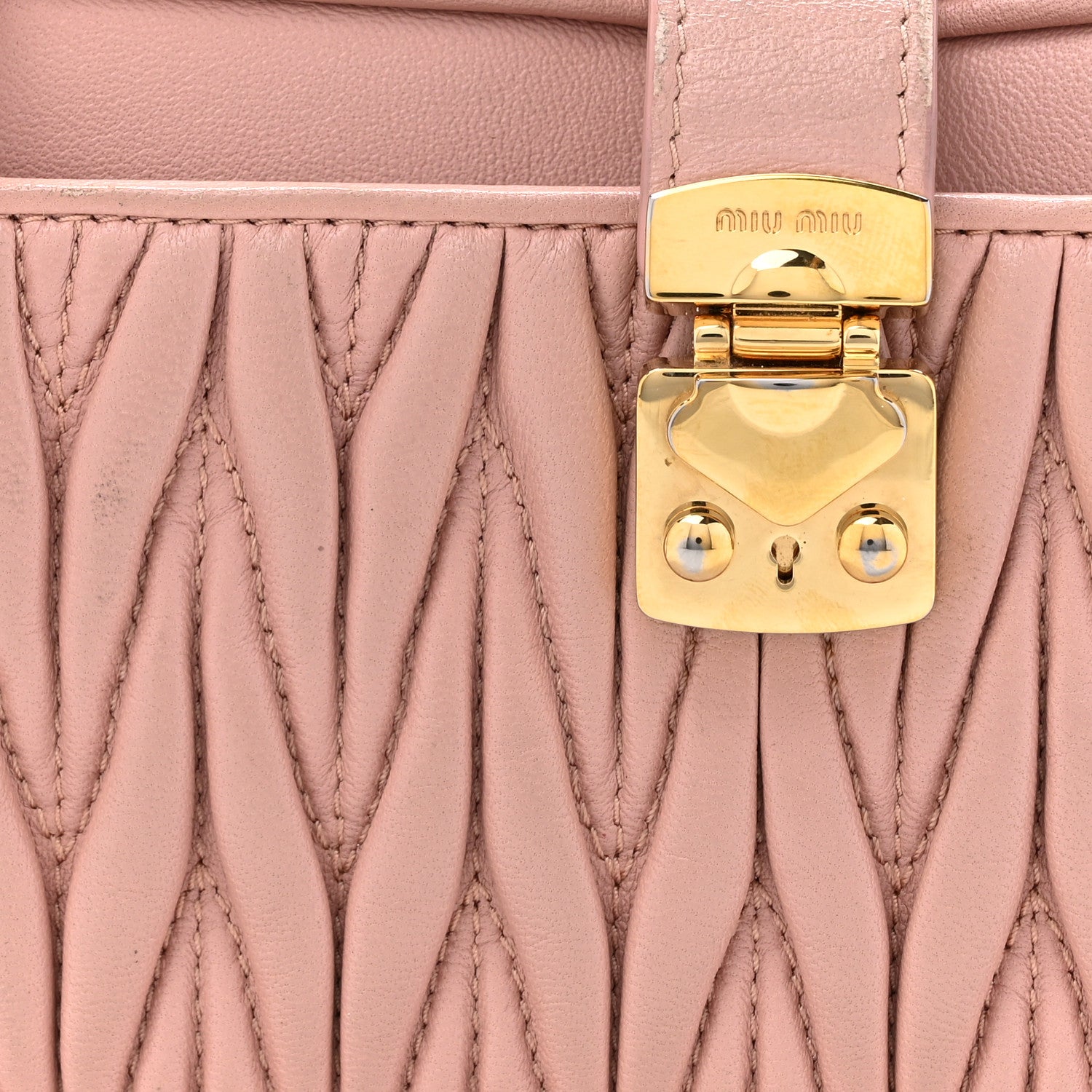 Miu Miu Nappa Matelasse Crossbody Bag Orchidea 7 of 12