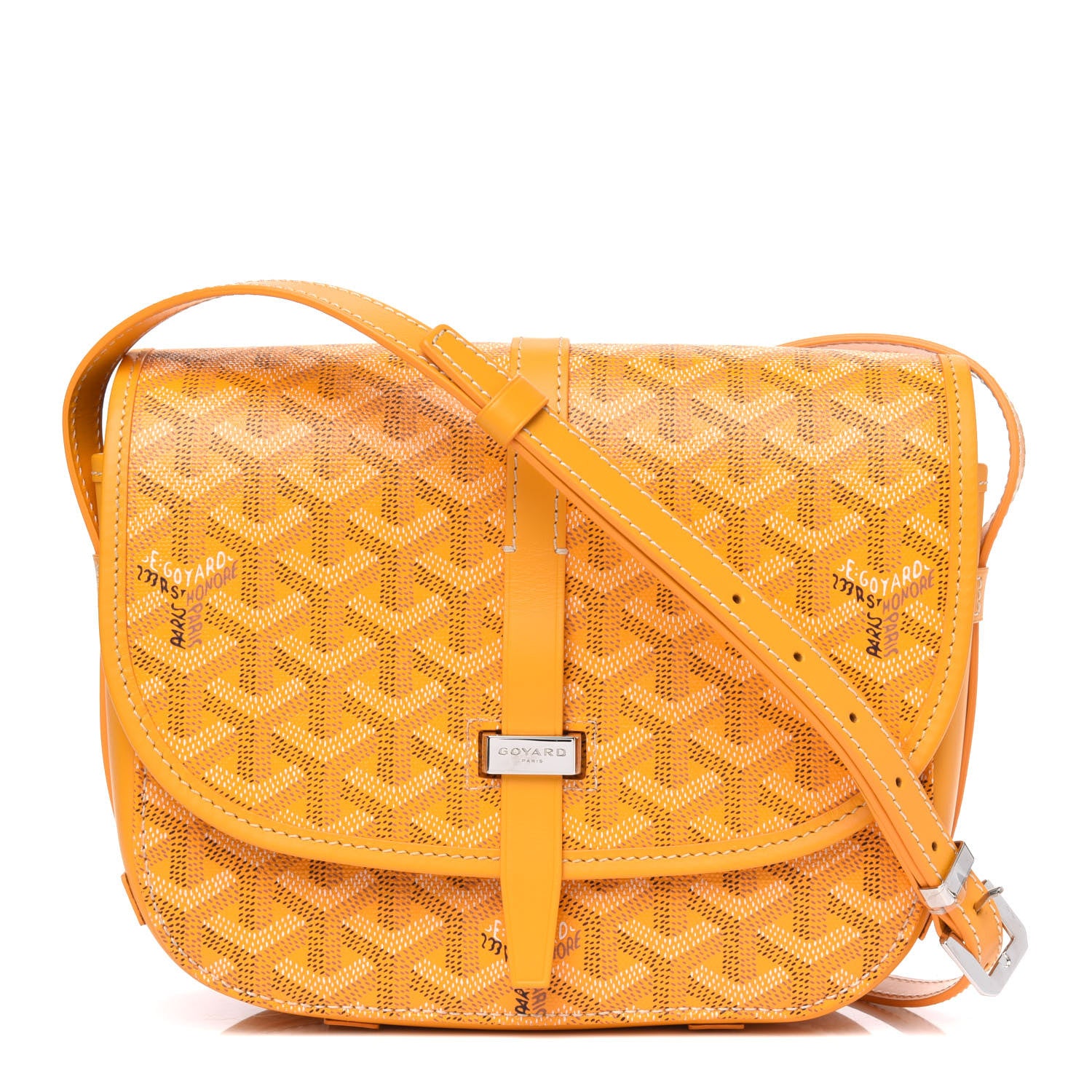 Goyard Goyardine Belvedere II PM Messenger Bag Yellow 1 of 4