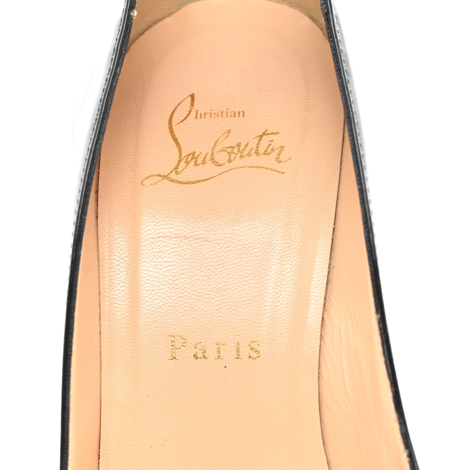 Christian Louboutin Jazz Calfskin Corneille 100 Pumps 38 Black 7 of 12