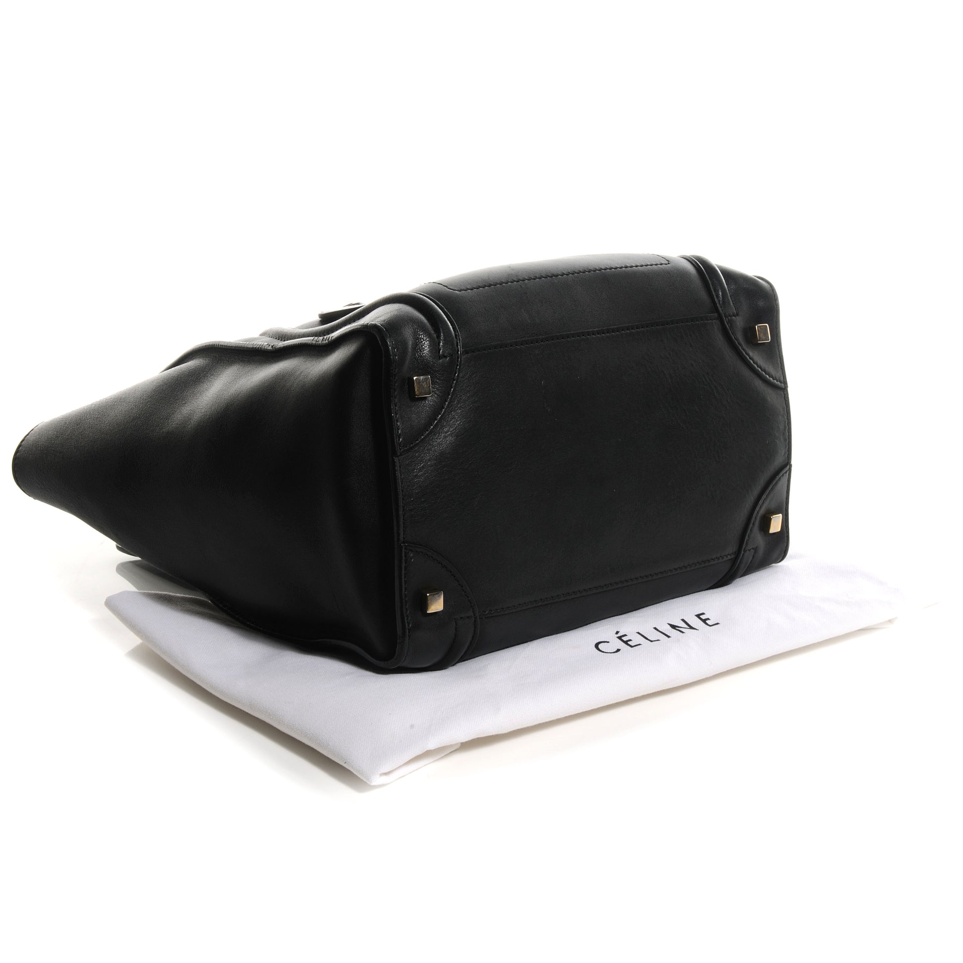 Celine Smooth Calfskin Mini Luggage Black 6 of 22