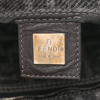 Fendi Wool Zucca Baguette Grey 6 of 10