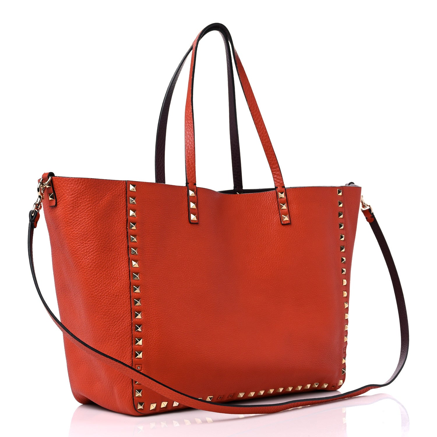 Valentino Garavani Grained Calfskin Rockstud Reversible Tote 13 of 22
