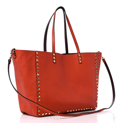 Valentino Garavani Grained Calfskin Rockstud Reversible Tote 13 of 22