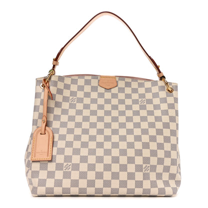 Louis Vuitton Damier Azur Graceful PM Rose Ballerine 1 of 9