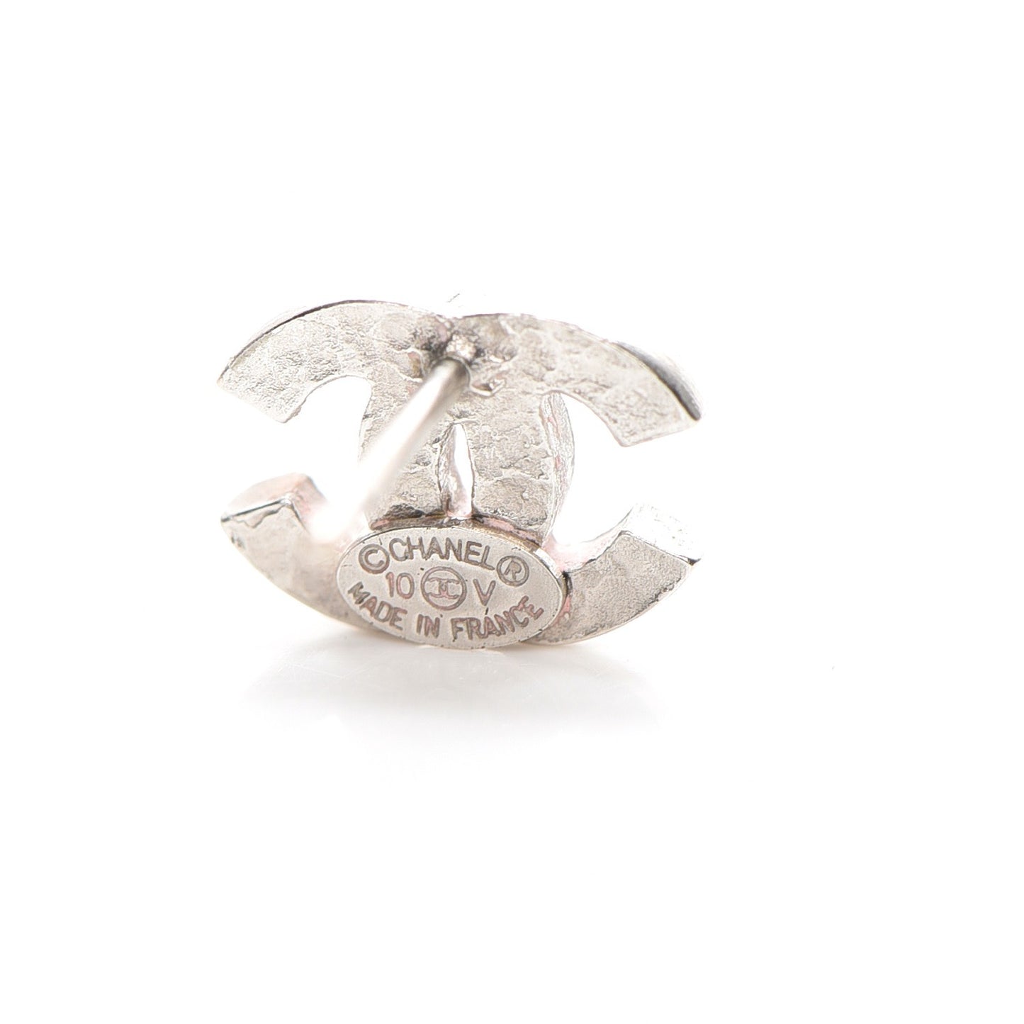 Crystal Mini Timeless CC Earrings Silver