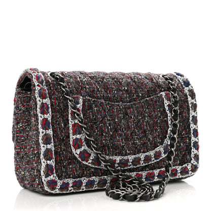 Chanel Tweed Quilted Medium Double Flap 2 of 15