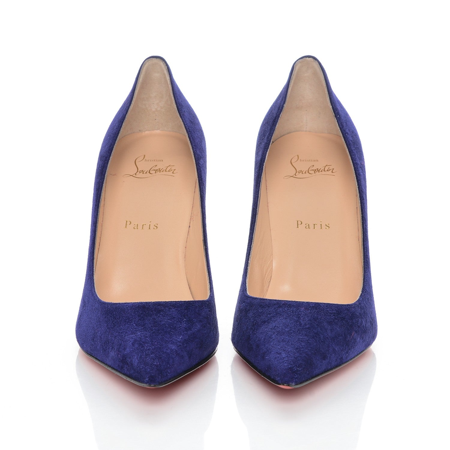 Christian Louboutin Veau Velours Decoltish 85 Pumps 38.5 Encre 2 of 6