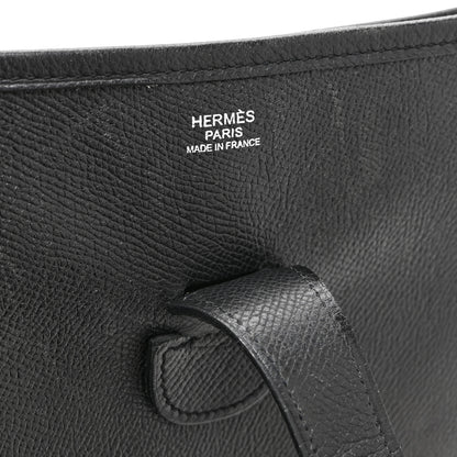 Hermes Epsom Evelyne II GM Black 6 of 10