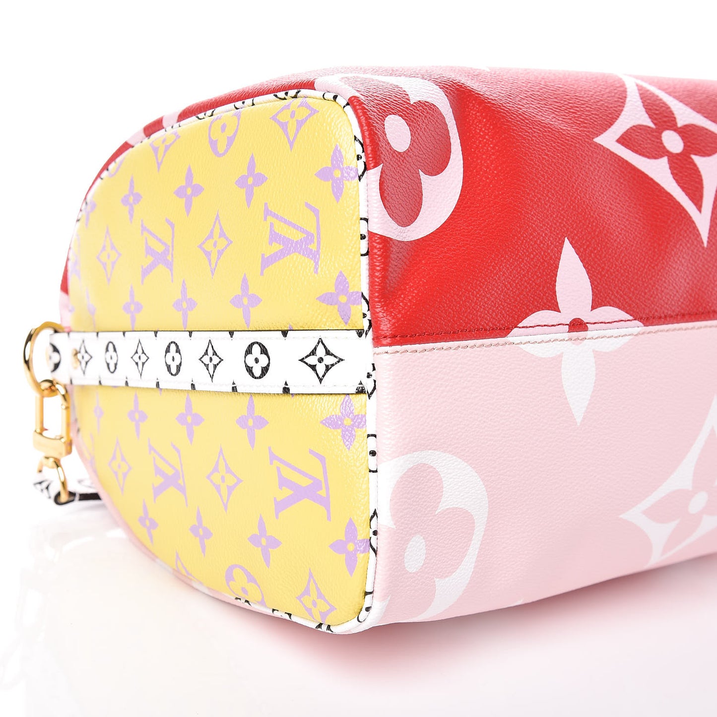 Monogram Giant Speedy Bandouliere 30 Rouge