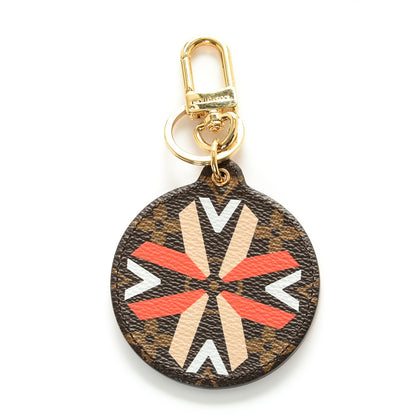 Louis Vuitton Monogram Illustre Multi V Bag Charm Key Ring 1 of 3