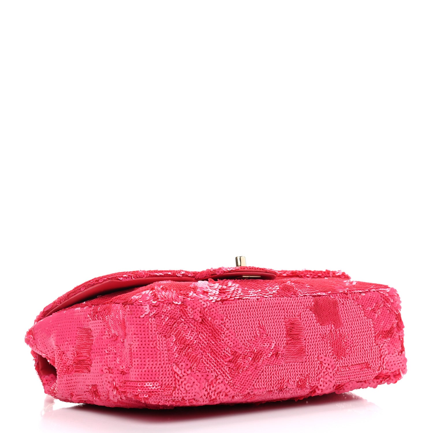 Chanel Sequin Medium Single Flap Pink 4 of 9
