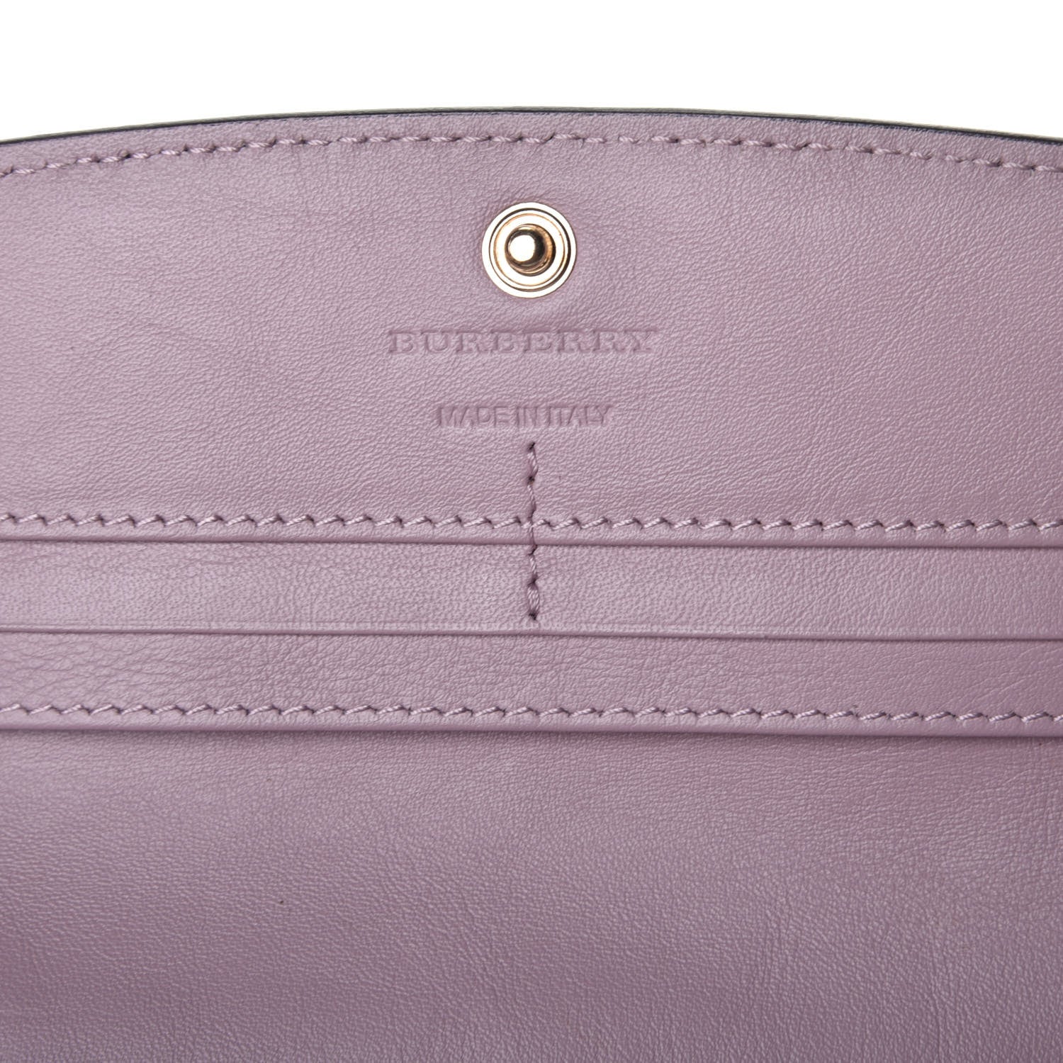 Burberry Calfskin House Check Porter Continental Wallet Pale Orchid 6 of 11