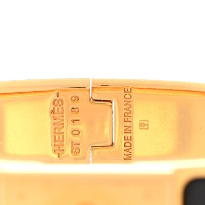 Hermes Enamel Clic Anneau Bracelet GM Black 4 of 5