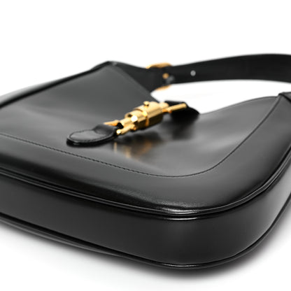 Gucci Boarded Dyana Lux Calfskin Small Jackie 1961 Hobo Black 9 of 10