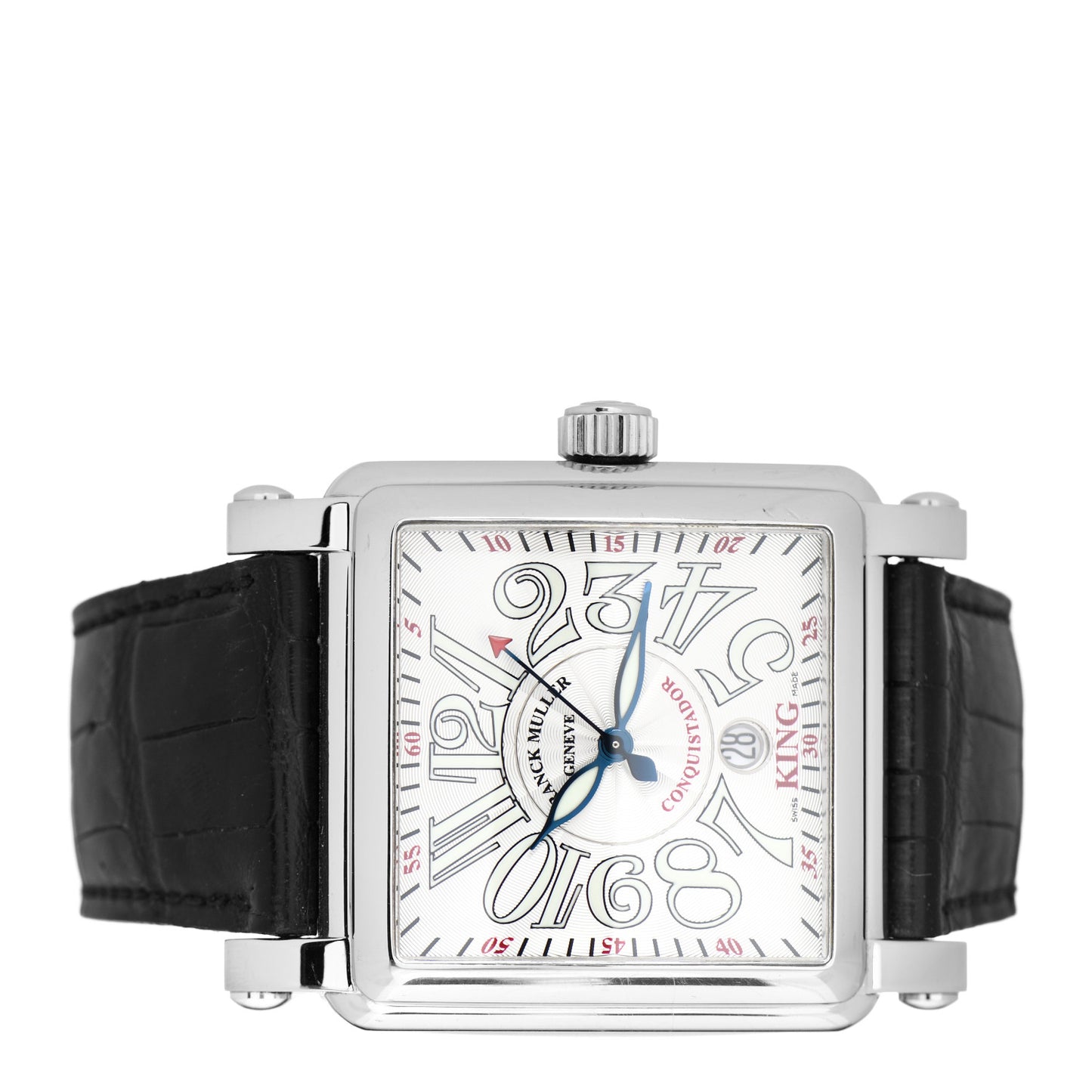 Stainless Steel Alligator 45mm Conquistador King Cortez Automatic Watch 10000SC